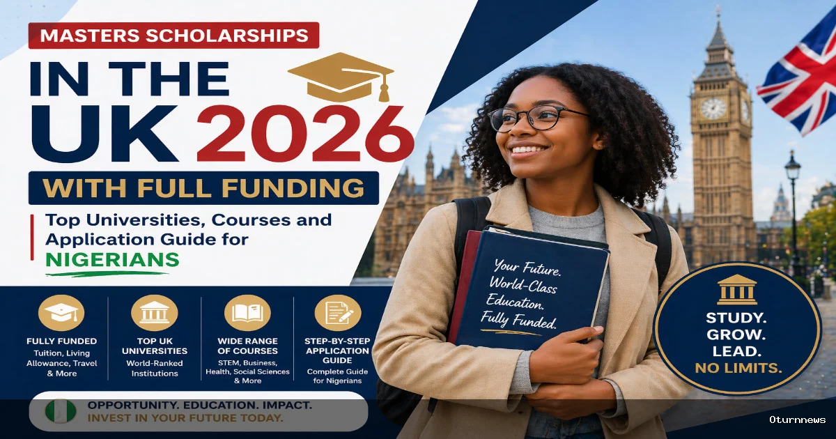 Masters Scholarships in the UK 2026 with Full Funding: Top Universities, Courses and Application Guide for Nigerians