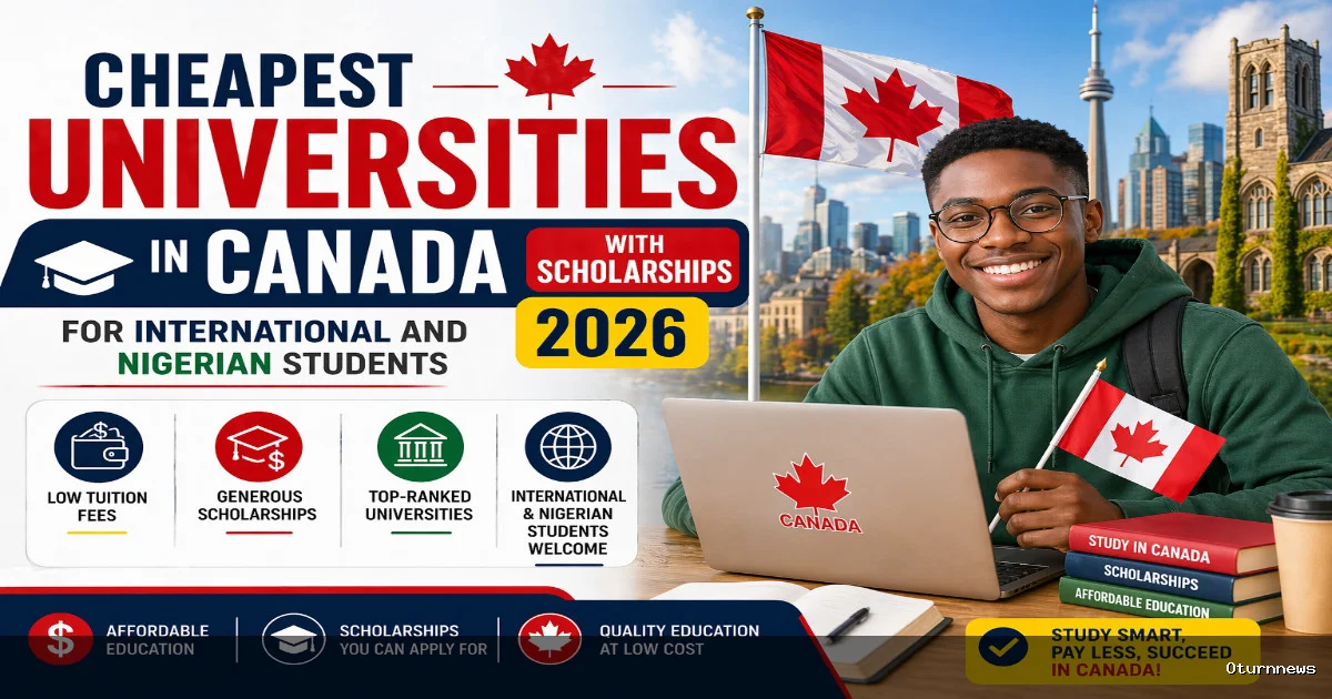 Cheapest Universities in Canada with Scholarships 2026 for International and Nigerian Students