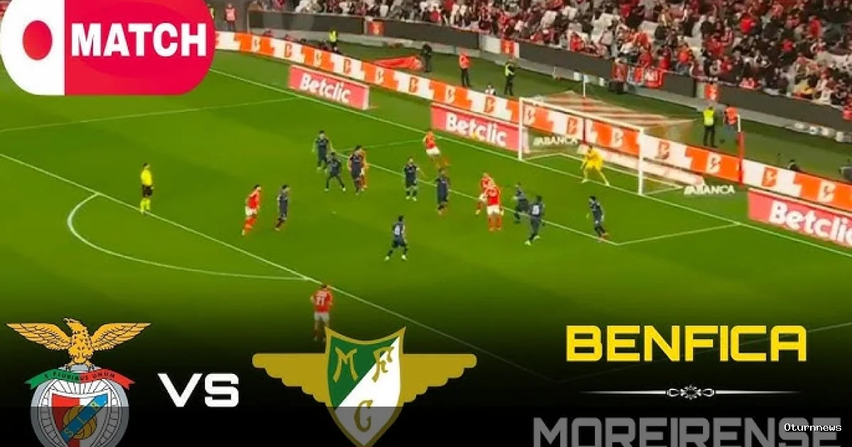 Benfica vs Moreirense Portuguese Liga: Eagles Win to Keep Title Pressure on Sporting CP