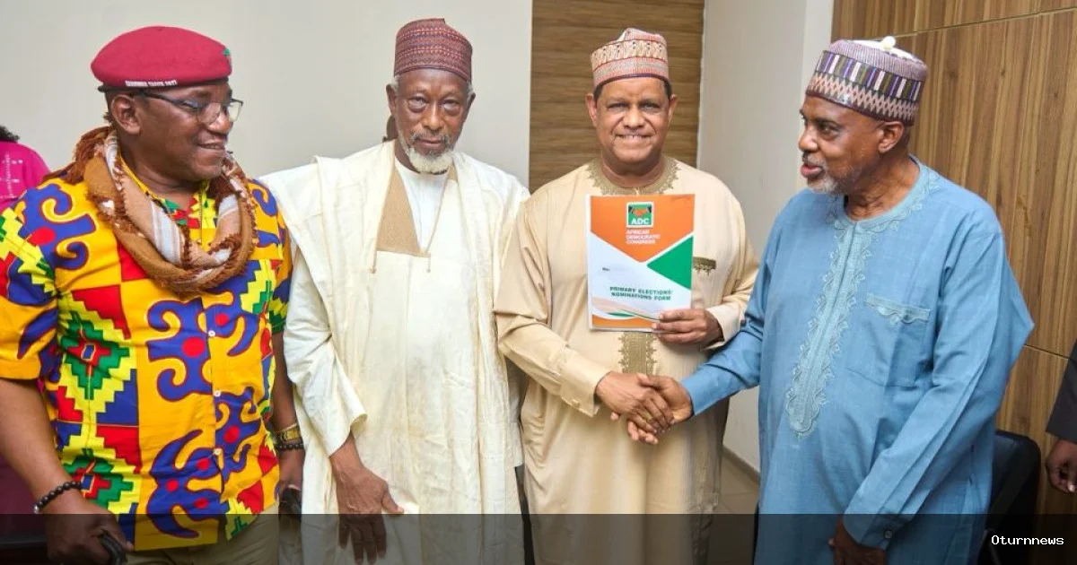 Hayatu-Deen Picks N100 Million ADC Presidential Form Becoming First Official 2027 Aspirant