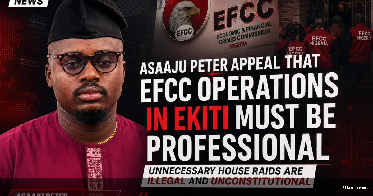 EFCC Operations in Ekiti Must Be Professional: Unnecessary House Raids Are Illegal and Unconstitutional